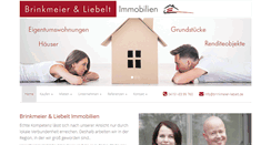 Desktop Screenshot of brinkmeier-liebelt.de